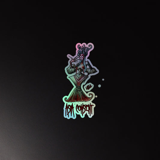 Blood Soaked Glamour Holographic Sticker