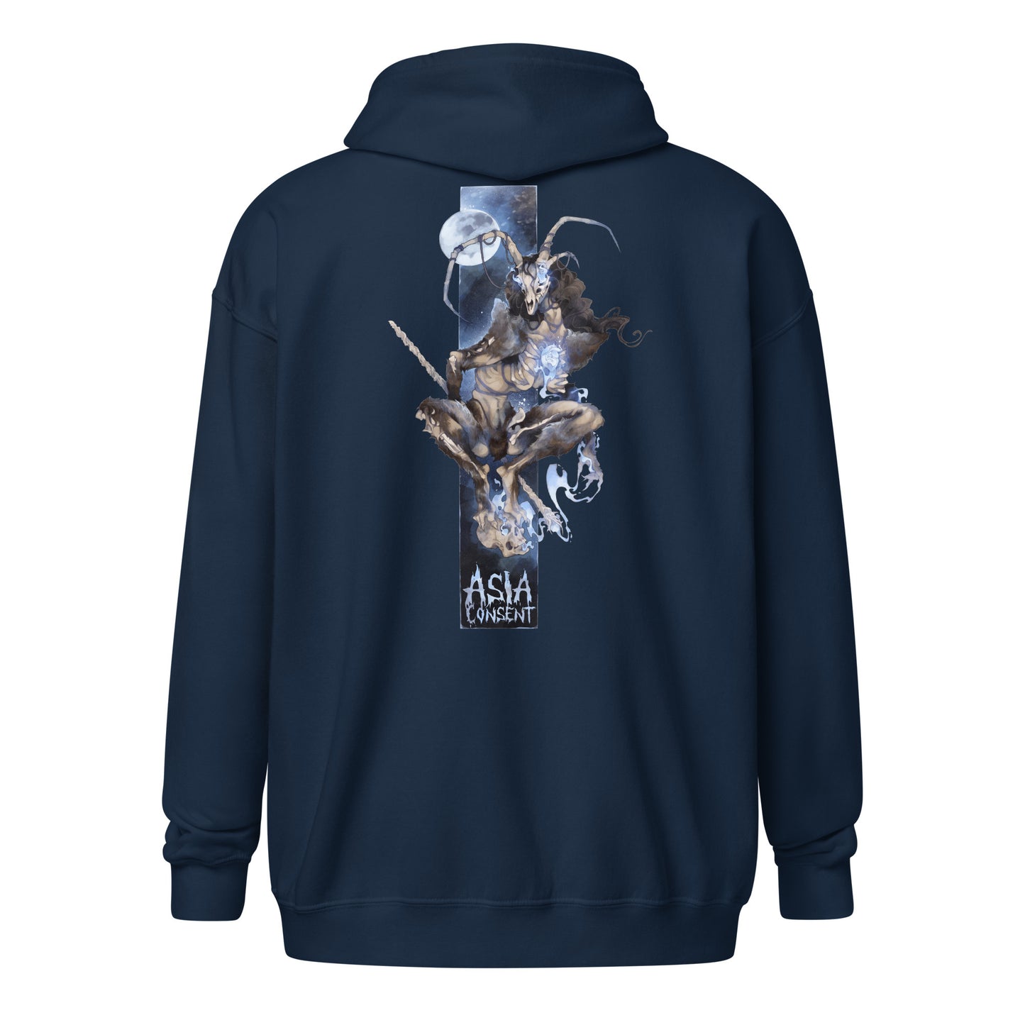 Cold-Blooded Cryptid Zip-Up Hoodie - Asia Consent